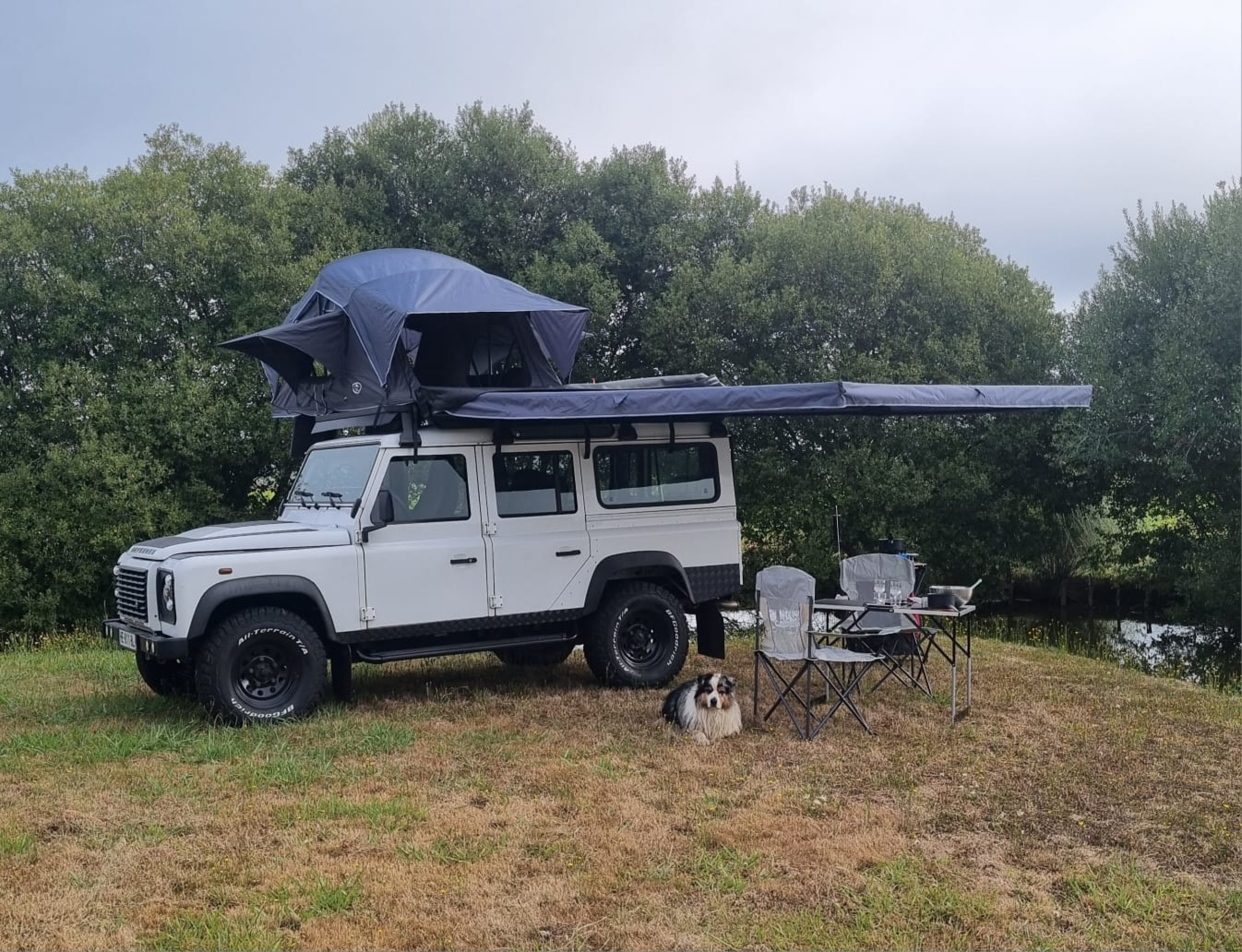 Defender 110 Td4 équipé bivouac